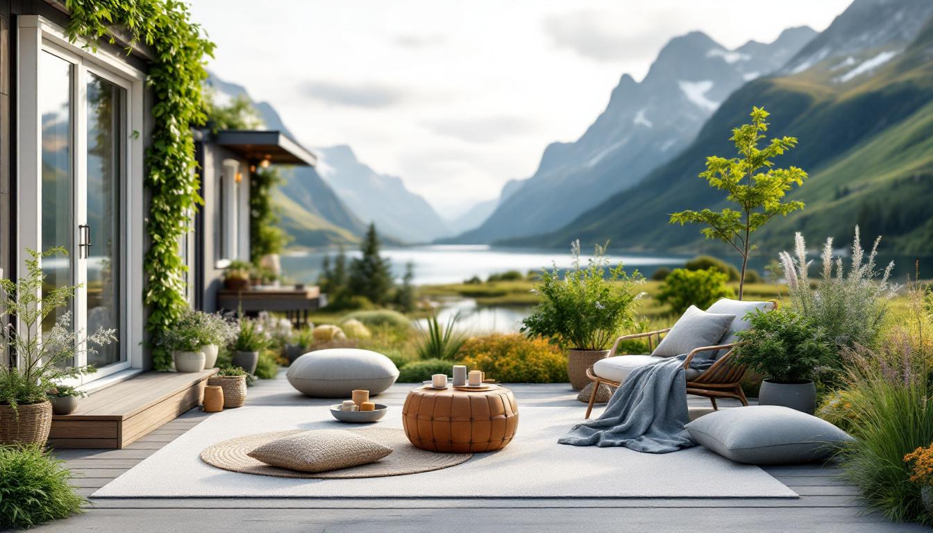 Uteteppe som tåler norsk klima – slik velger du riktig design og materiale