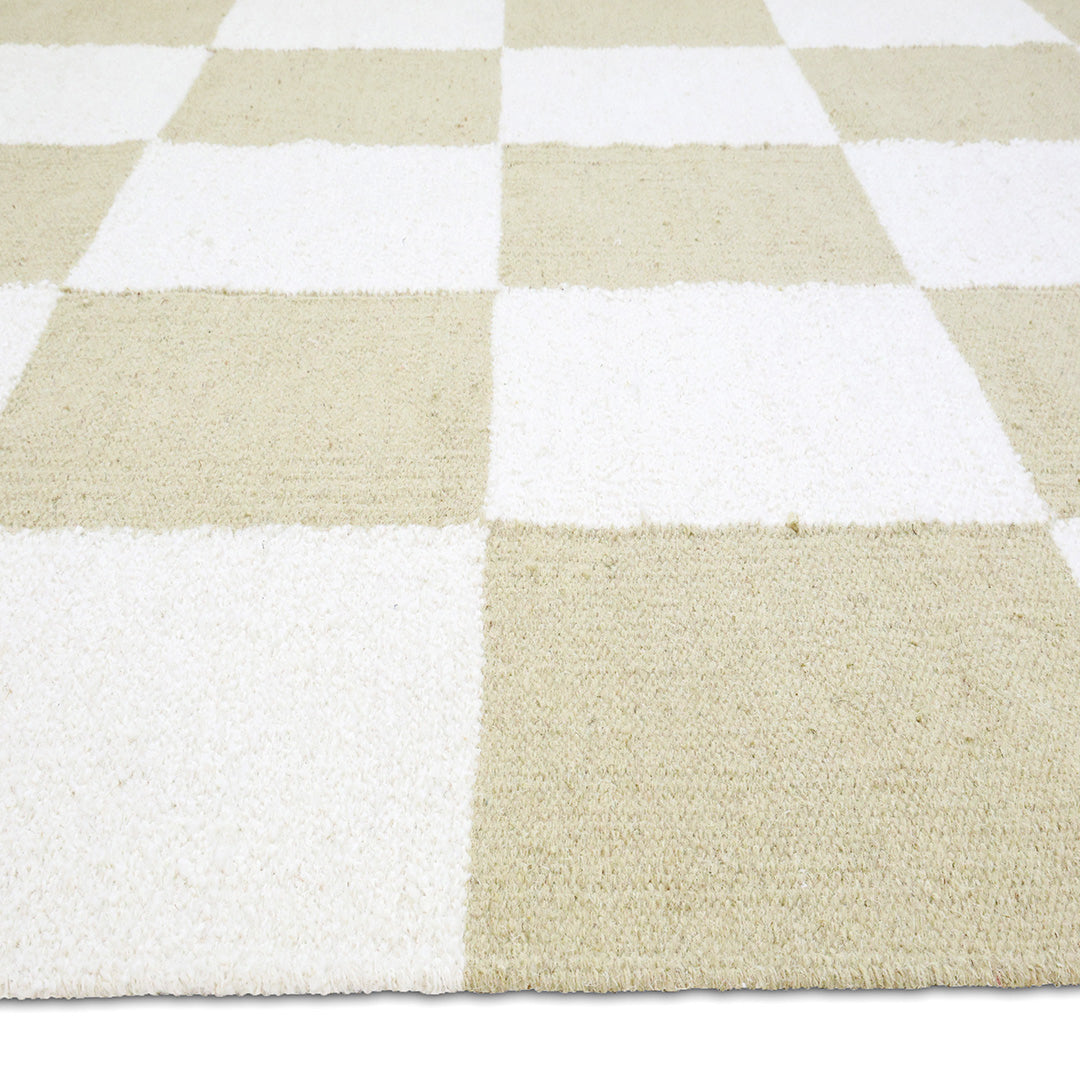 Checkers sand/hvit løpere