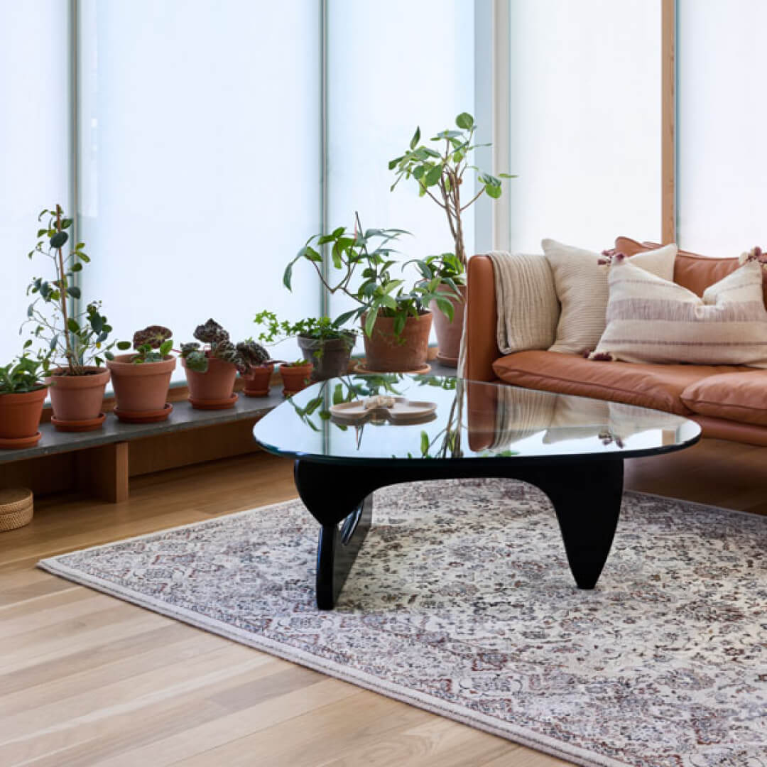 Forli krem/rust teppe