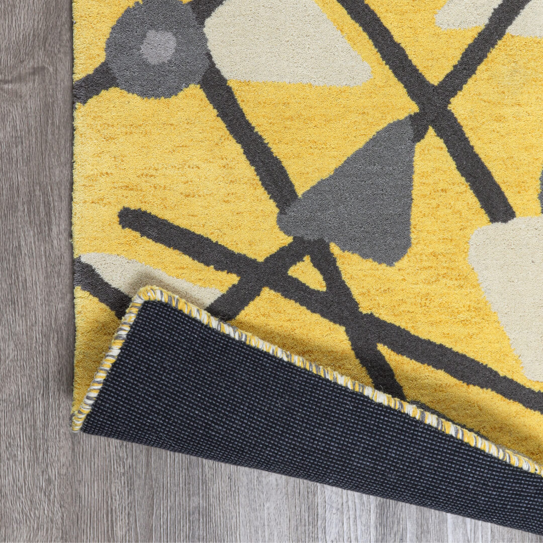 Geometry gul dørmatte