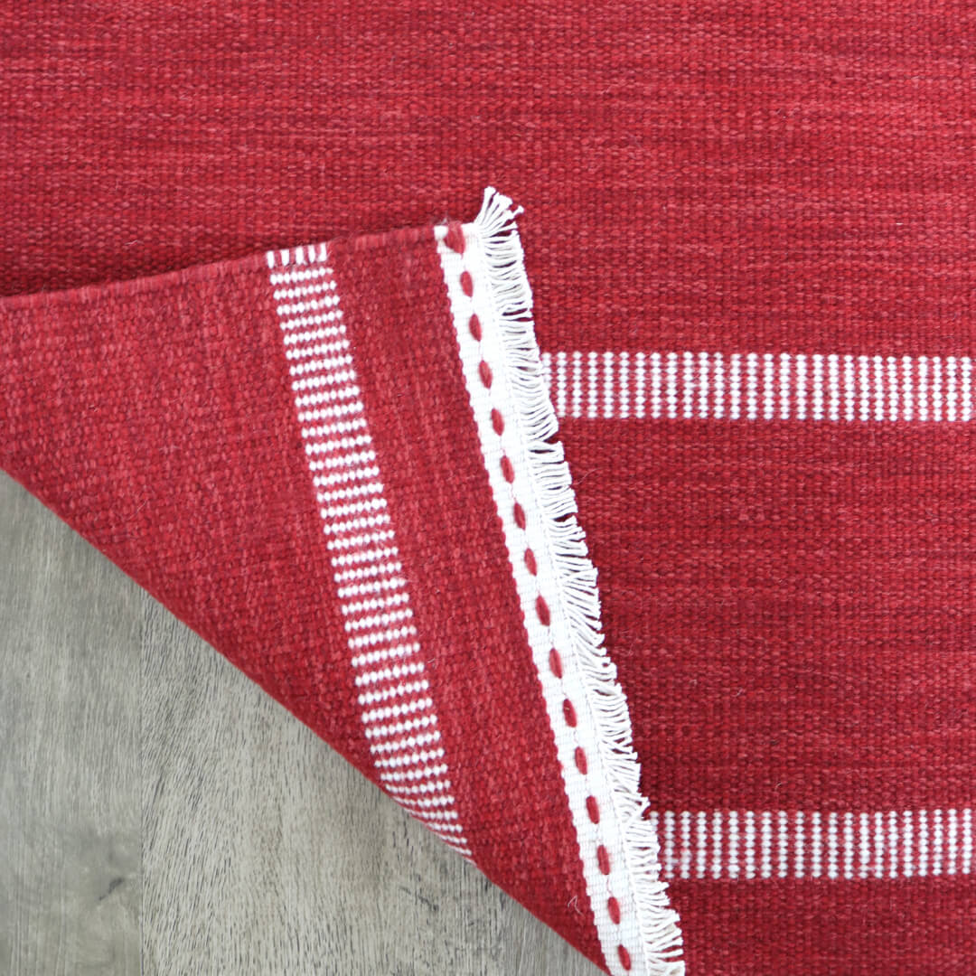 Grinda rød dørmatte