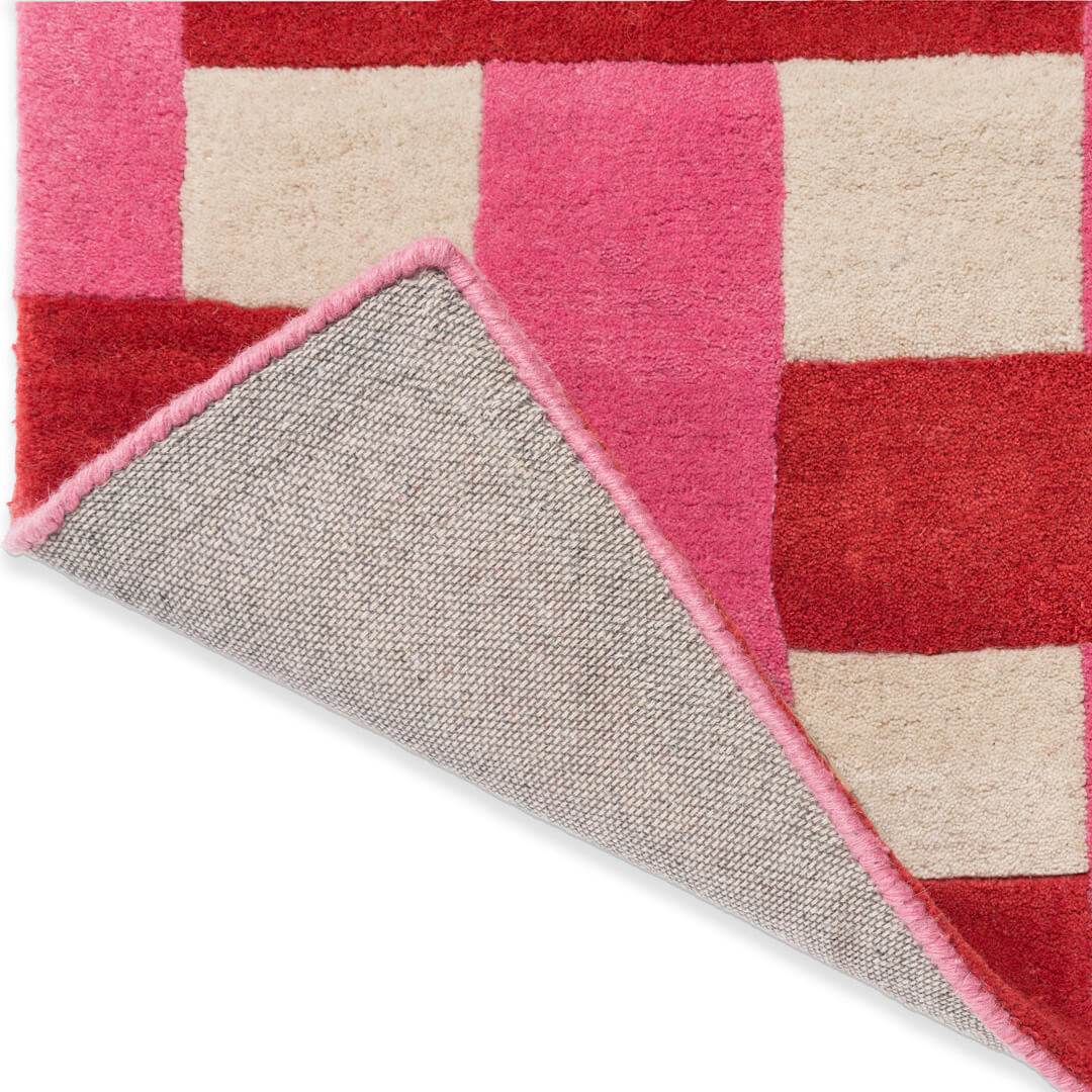 Harlequin Basket Weave coral/rose