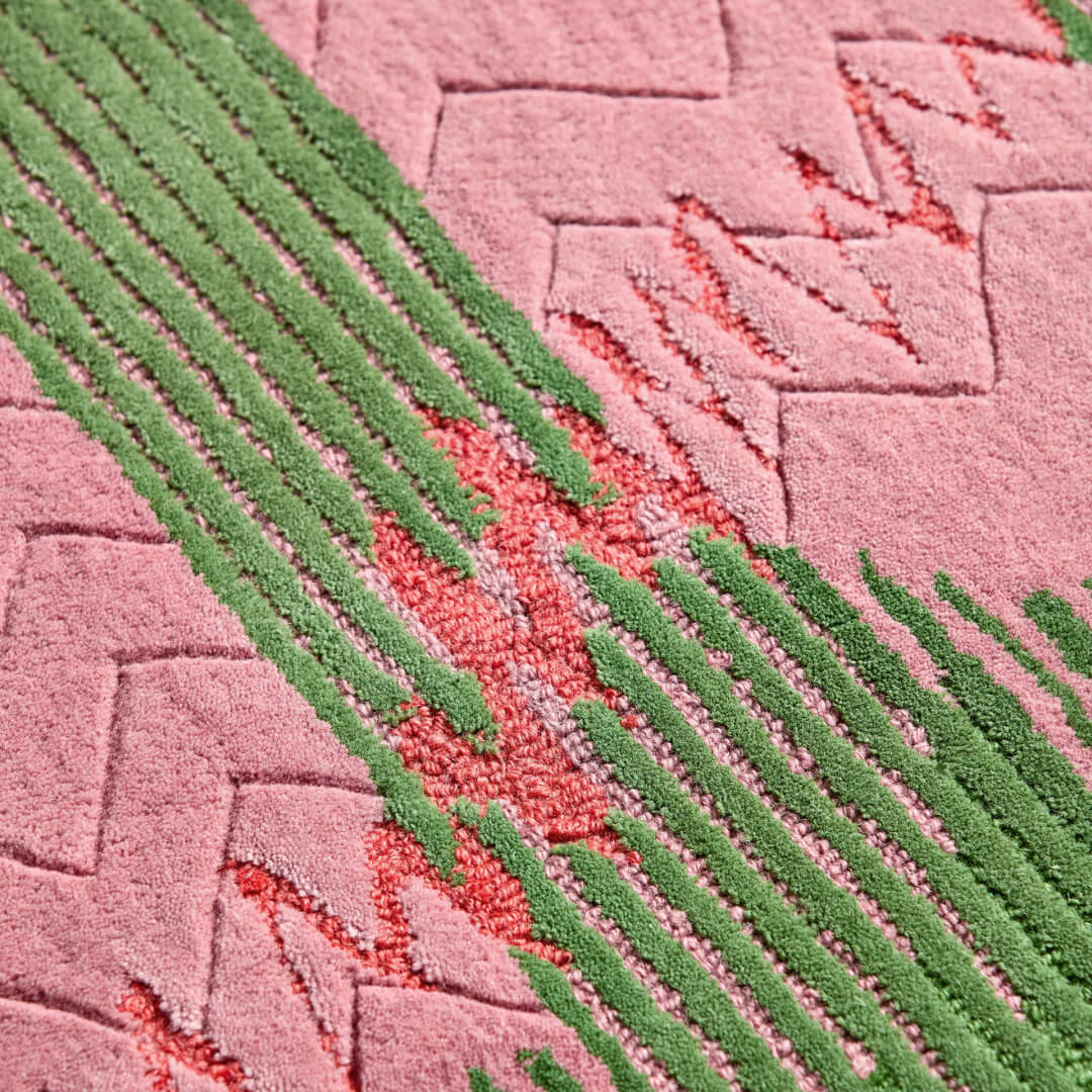 Harlequin Wilderness peridot/emerald