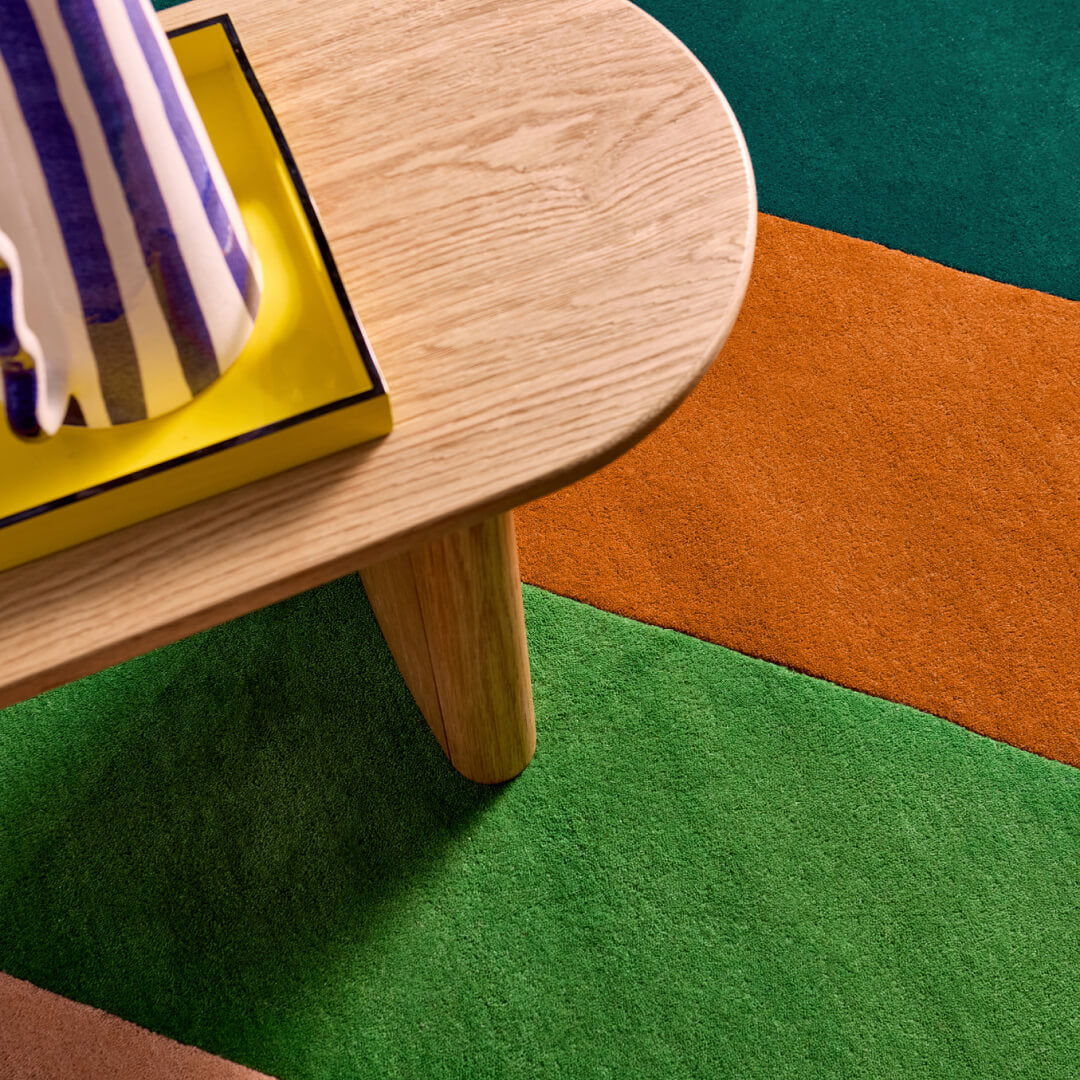 Harlequin Sherbet Stripe emerald/amber