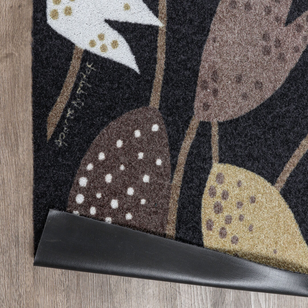 Loupelou Soft svart dørmatte