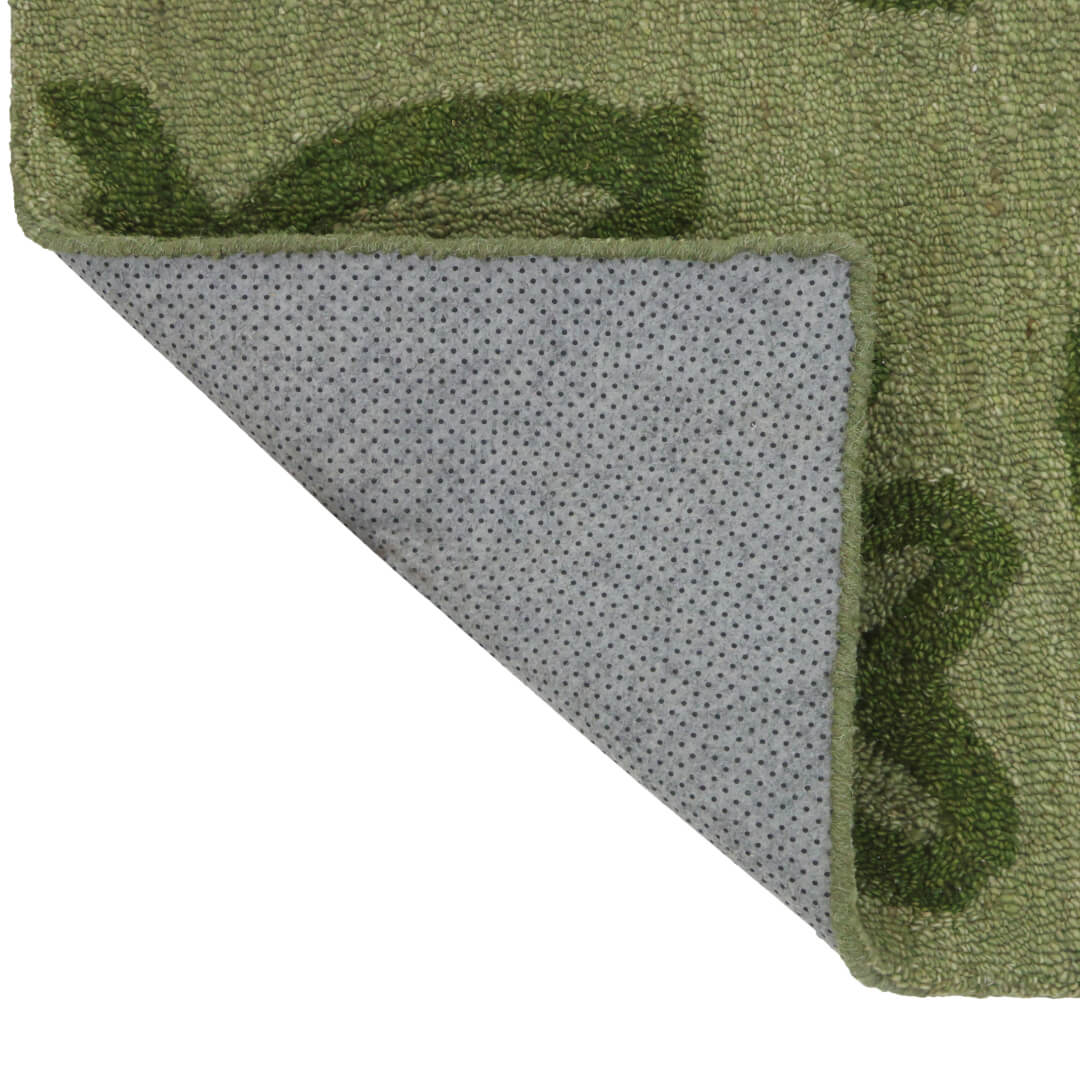 Løvlek grønn dørmatte