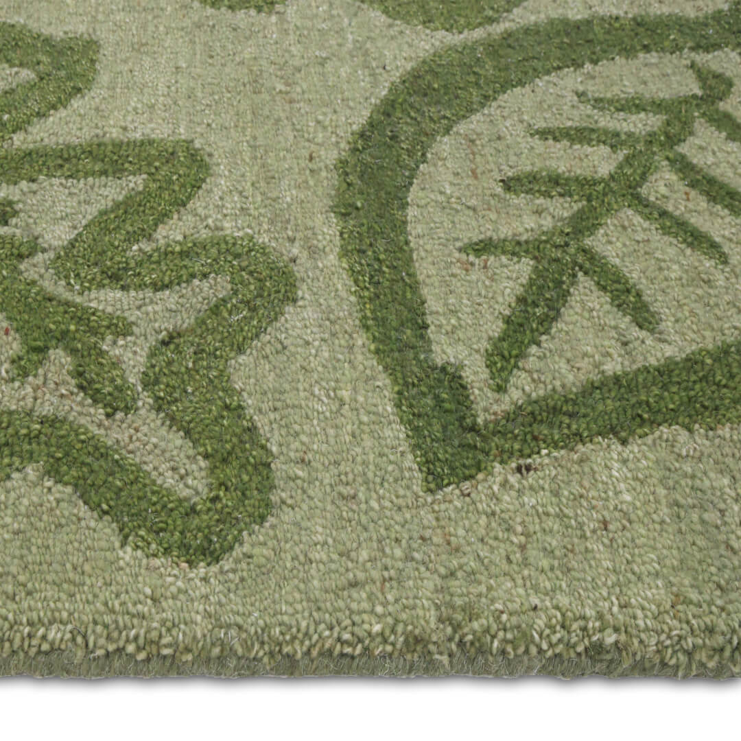 Løvlek grønn dørmatte