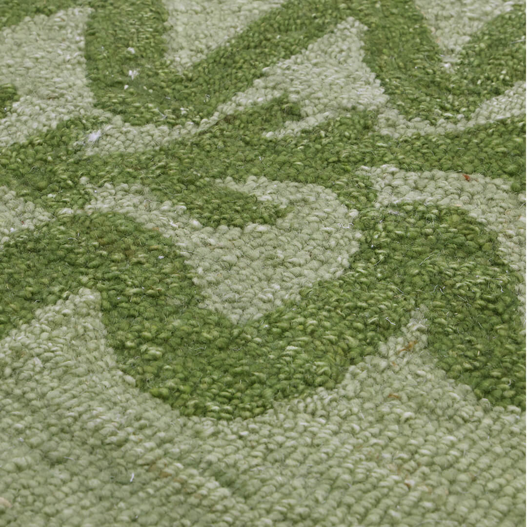 Løvlek grønn dørmatte