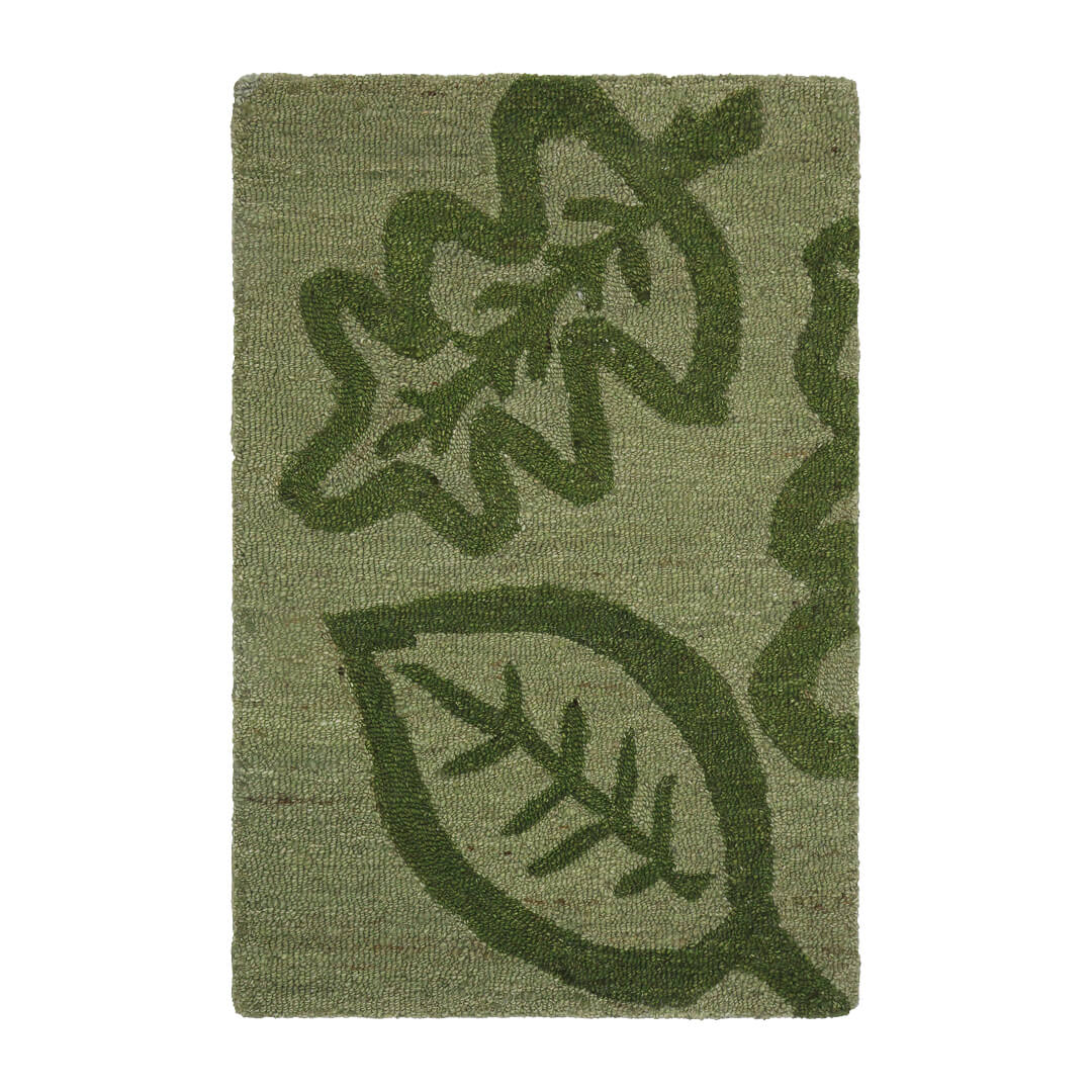 Løvlek grønn dørmatte