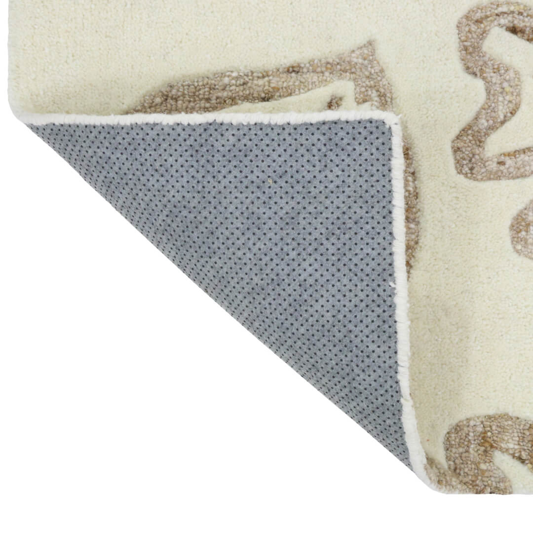 Løvlek hvit dørmatte