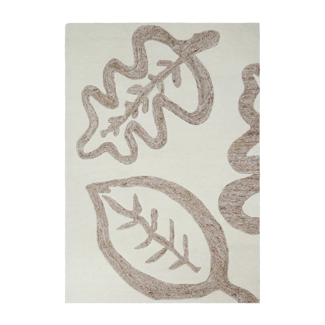 Løvlek hvit dørmatte