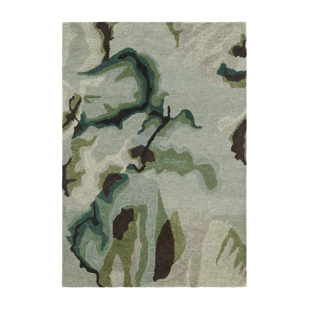 Villeng grønn teppe