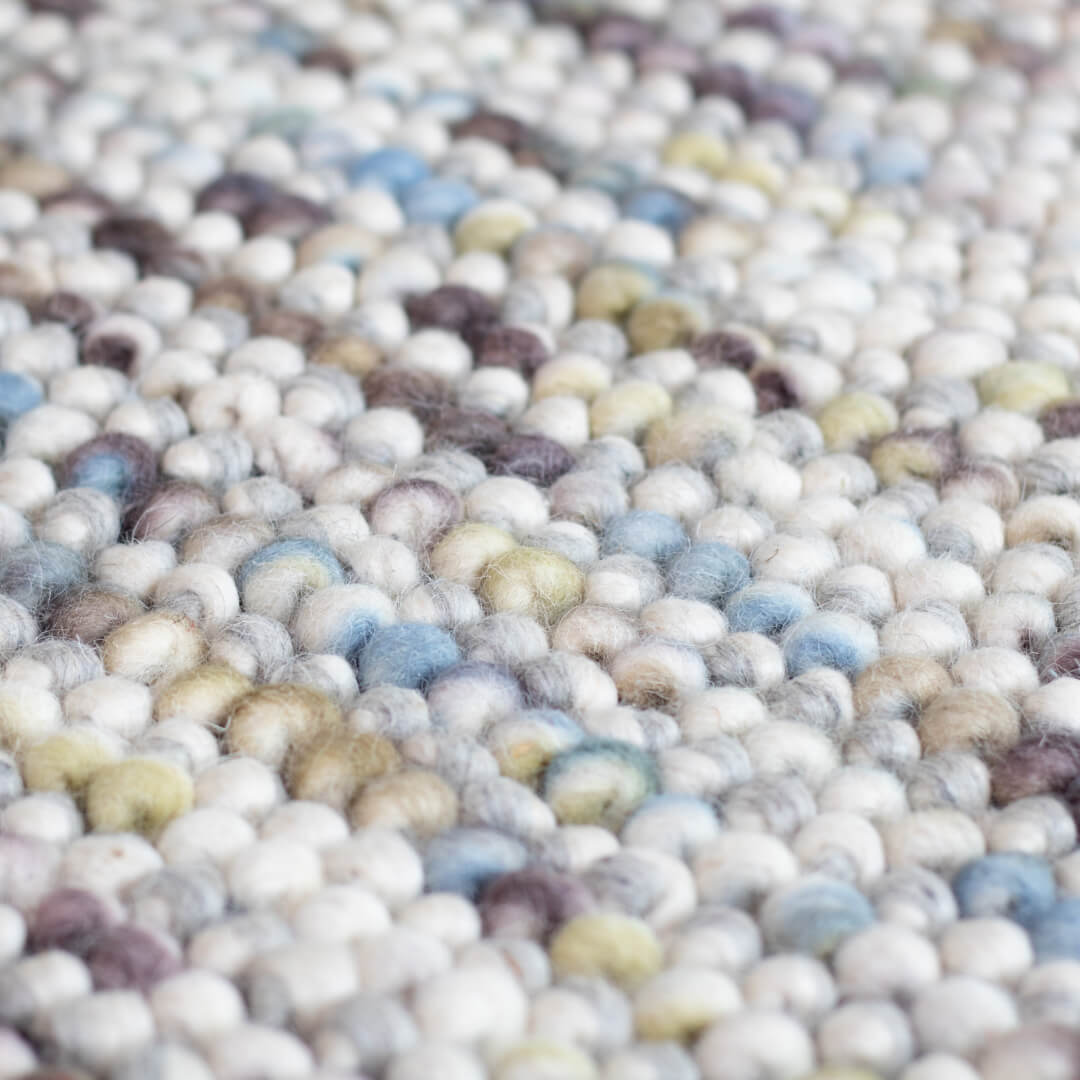 Riverstone teppe multi cobber rund