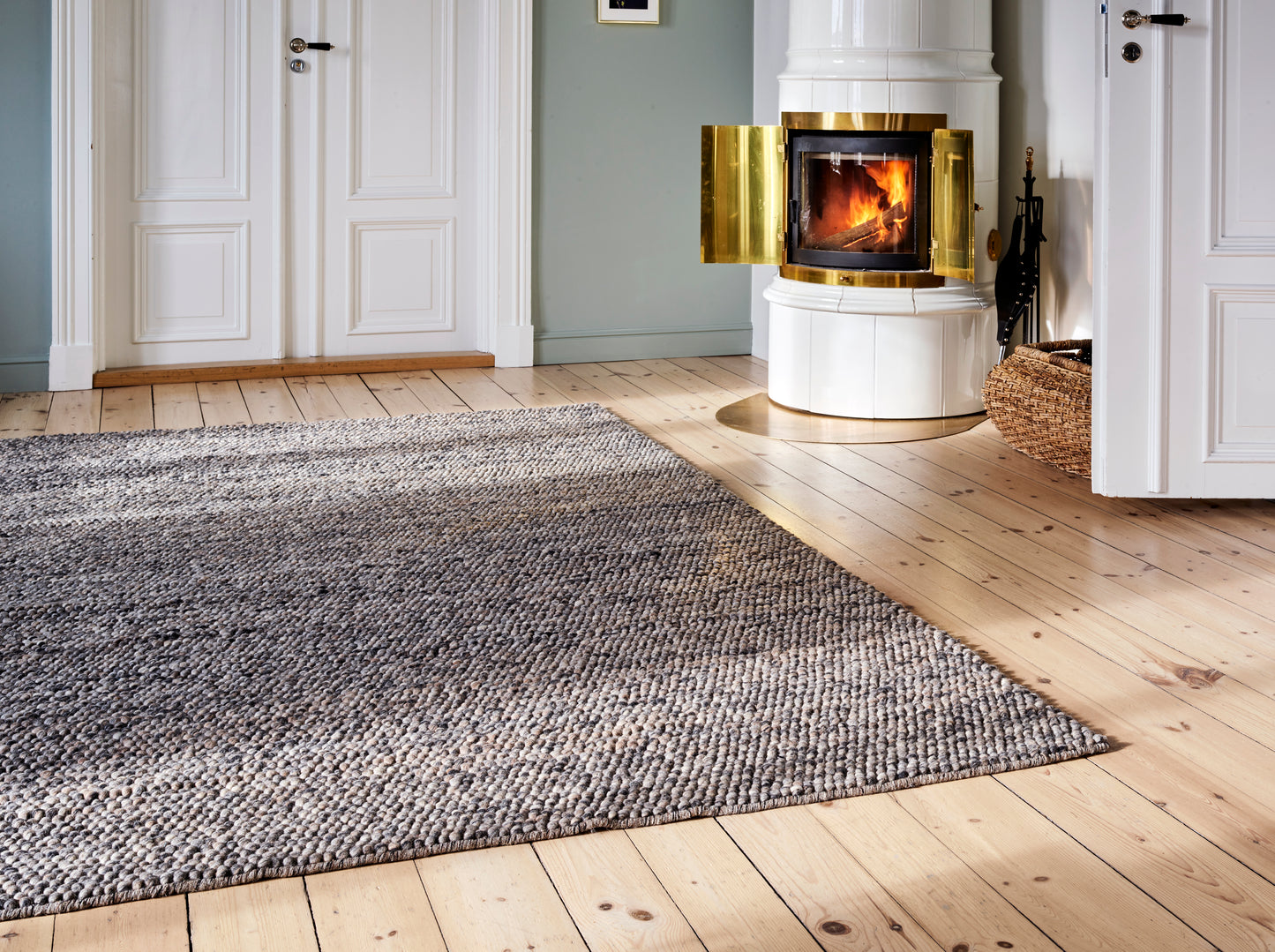 Riverstone teppe stålgrå