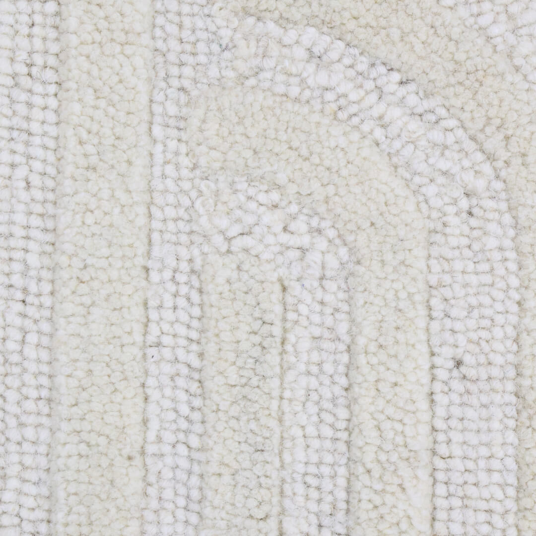 Shape hvit teppe