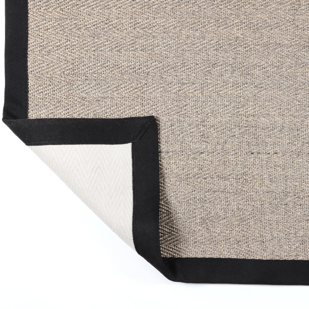 Sisal chevron grå løper