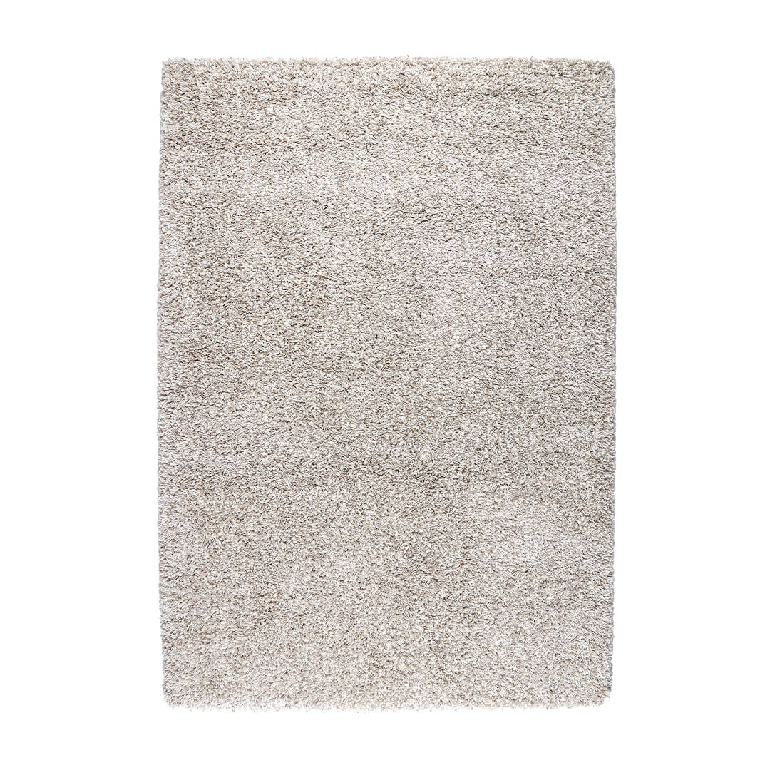 Twilight hvit/lin teppe