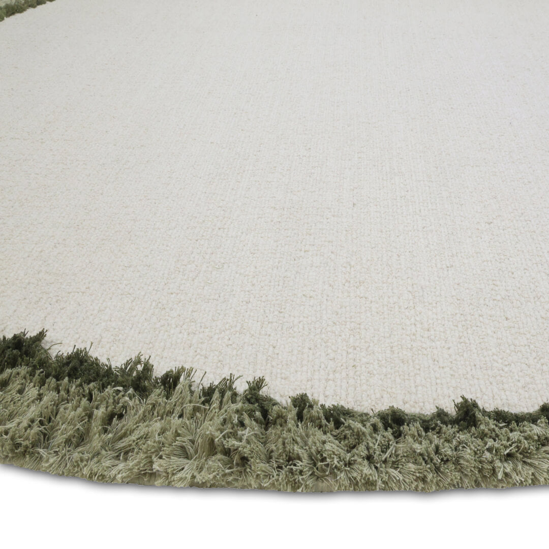 Vireo hvit/grønn teppe