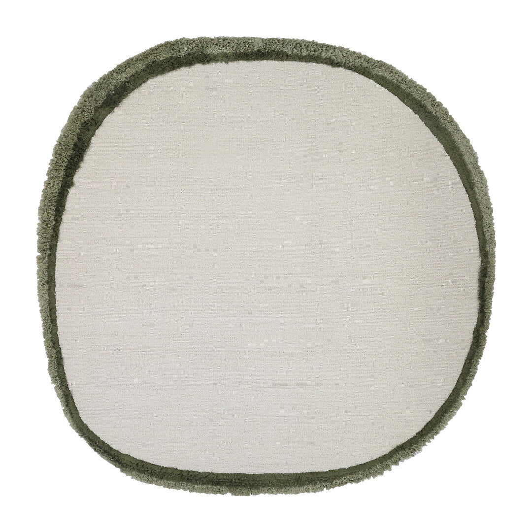 Vireo hvit/grønn teppe