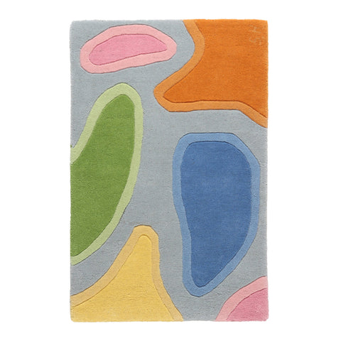 Amoboes blue dørmatte