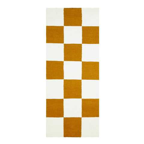 Checkers brent oransje/hvit løpere