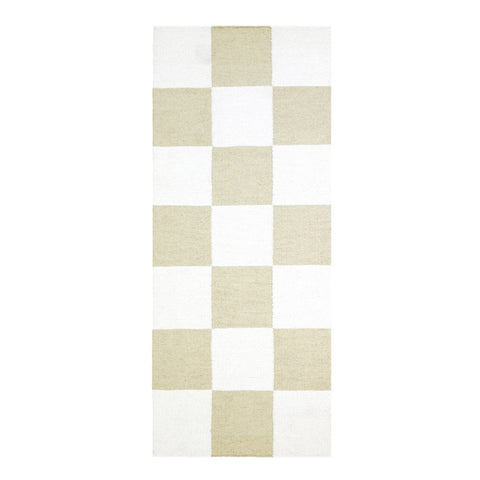 Checkers sand/hvit løpere