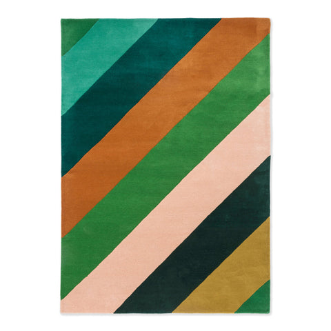 Harlequin Sherbet Stripe emerald/amber