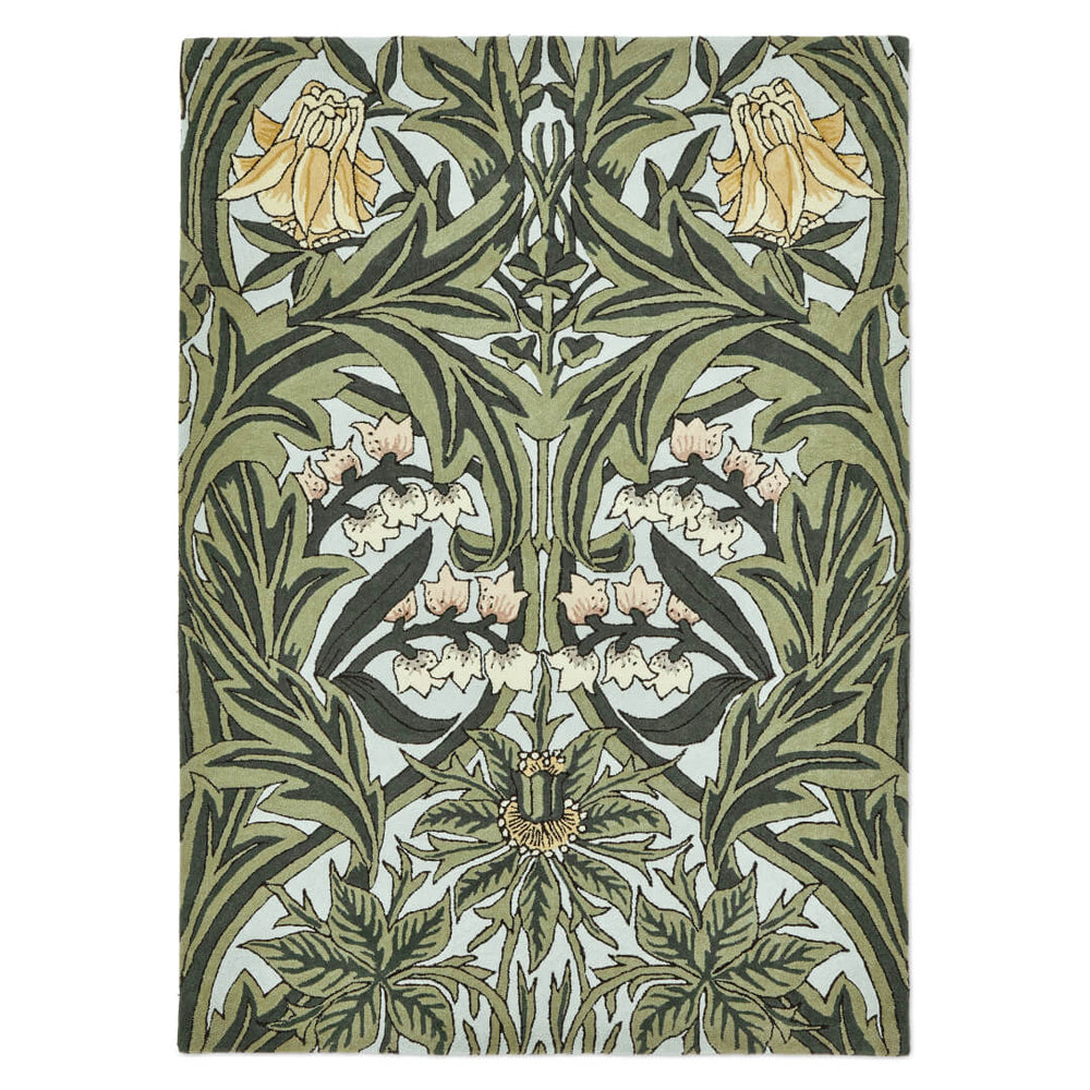 Morris Bluebell Leafy Arbour Green